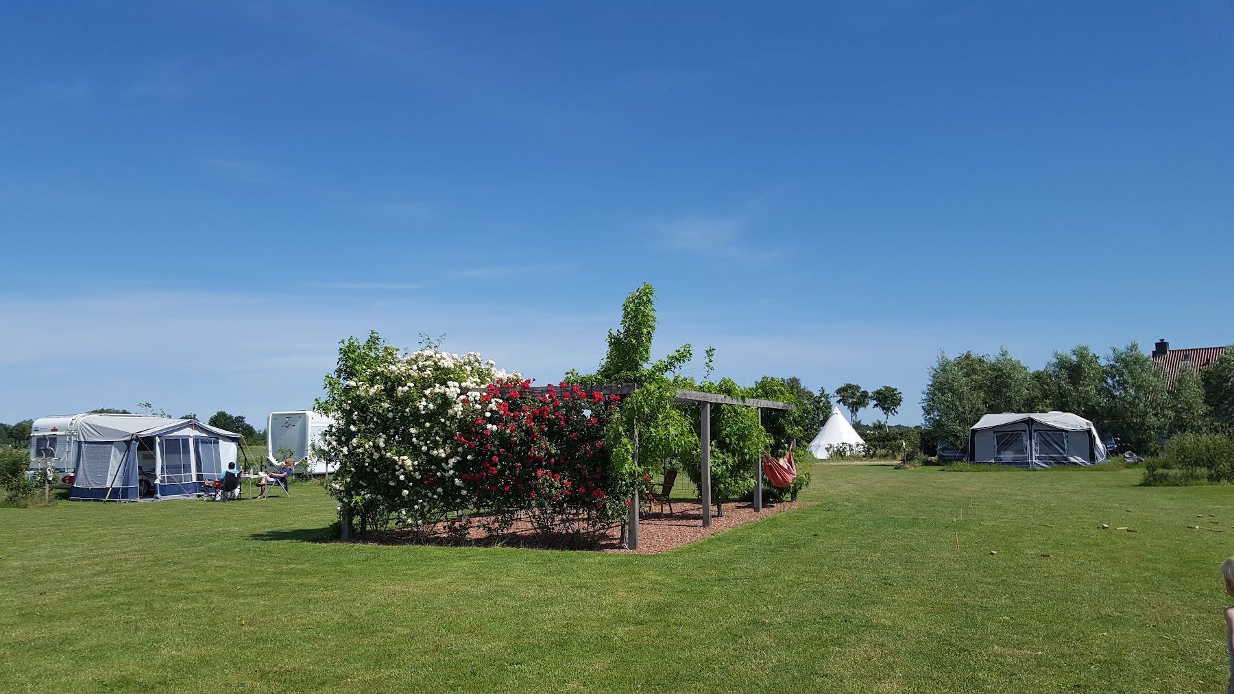 Caravan, camper en tent